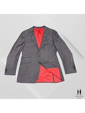 Suitsupply Sienna Straight-Slim Cut Blazer Men's UK52 US 42  Wool Super 130's